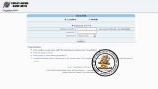 How to view BSNL Landline Bills Online [upl. by Allehcim]