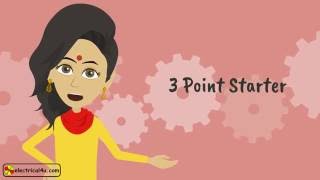 Three Point Starter Explanation amp Working Principle [upl. by Skelly526]