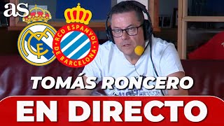 RONCERO EN DIRECTO  REAL MADRID  ESPANYOL  REACCIÓN [upl. by Acnalb]