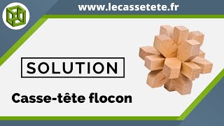 Solution CasseTête Flocon [upl. by Okir663]