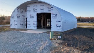 SteelMaster Quonset Hut Sheathing Complete [upl. by Mortensen]