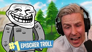 Alphastein TROLLT mich bis zum RAGEQUIT in FORTNITE [upl. by Alemac]