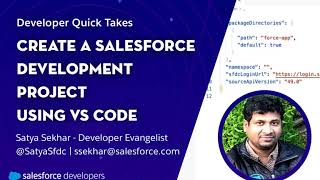 Create a Salesforce Development Project with VS Code  Developer Quick Takes [upl. by Kurzawa550]