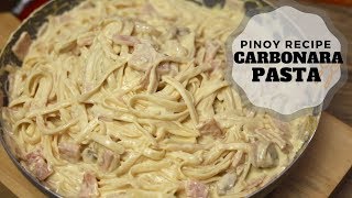 Creamy Carbonara Pasta  Christmas Recipe [upl. by Rollins]