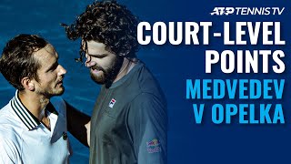 Daniil Medvedev vs Reilly Opelka Court LevelHighlights  Toronto 2021 Final [upl. by Millhon]