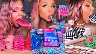 MOST POPULAR PRANK FOODS FOR ASMR COMPILATION EDIBLE VANS FANTA BOTTLE GALAXY SAMSUNG MUKBANG 먹방 [upl. by Nileek380]