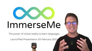 ImmerseMe pitch  LaunchPad Feb 2021 [upl. by Garlaand]