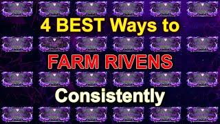 Warframe 4 Best Ways to Farm Rivens Consistently [upl. by Amolap]