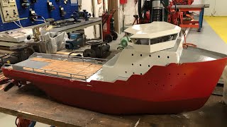 Rc supply boat build Build from scratch [upl. by Ludwigg]