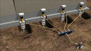 Foundation Repair using Push Piers [upl. by Peri]