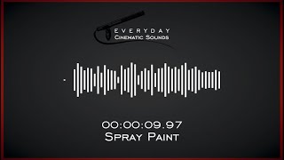 Spray Paint  HQ Sound Effects [upl. by Agathy]