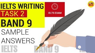 IELTS WRITING TASK 2 BAND 9  SAMPLE ANSWERS amp STRUCTURE  S1 [upl. by Ttnerb]