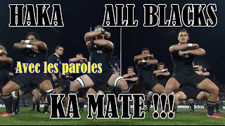 🏉 Ka Mate  Haka All Blacks 🇳🇿 avec les paroles  with lyrics  Piri Weepu [upl. by Anifesoj]