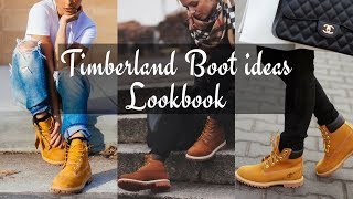 How To Style Womens Timberland Boots Winter 2018  LOOKBOOK [upl. by Einnok]