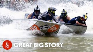 Competing in One of the Craziest Boat Races in the World [upl. by Nednyl]