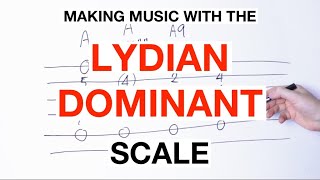 How To Make Music With The LYDIAN DOMINANT Scale On Your Guitar [upl. by Adnuhsat]