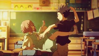 A Silent Voice  Shouko And Shoya Fight ENGLISH DUB [upl. by Ylliw]