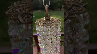 Aurora Borealis Crystal Wind Chime  quotAngels Chimequot [upl. by Aerua]