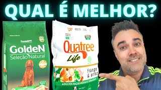 Ração QUATREE LIFE vs GOLDEN SELEÇÃO NATURAL E agora Qual a melhor ração [upl. by Omsare535]