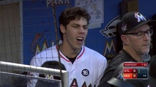 STLMIA Yelich Mattingly ejected from the game [upl. by Jenelle]