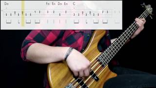 Madness  Our House Bass Cover Play Along Tabs In Video [upl. by Stratton]