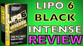 Lipo 6 Black Intense By Nutrex Review [upl. by Gnouc]