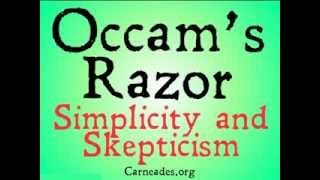 Occams Razor and why you should be skeptical of it [upl. by Seppala]