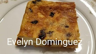 Puerto Rican Bread Pudding easy to make [upl. by Kilmarx]