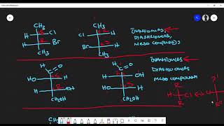 Are These Enantiomers Diastereomers or Meso Compounds FISCHER PROJECTIONS [upl. by Anawyt]