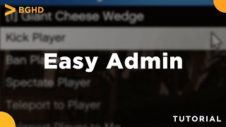 EasyAdmin  FiveM Resource Install TutorialOverview [upl. by Aicats296]