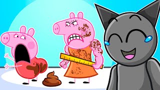 You LAUGH You LOSE Peppa Pig Funny Animations [upl. by Read]