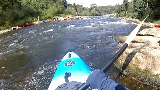 Kayaking the Wye  Symonds Yat Rapids [upl. by Kelly]