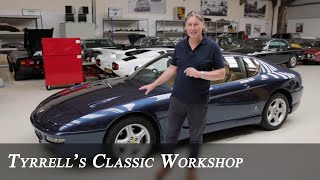 Ferrari 456 GT  Recovering lost power from the Italian V12  Tyrrells Classic Workshop [upl. by Medlin]