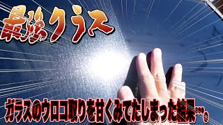 【15年落ち車をキレイにしたい Part1】最恐クラスのガラスのウロコに立ち向かう！手仕上げと機械仕上げでウロコ取り実施！ [upl. by Naibaf511]