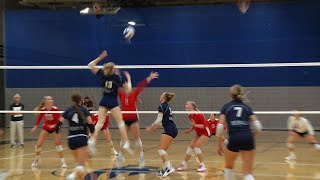 Champlin Park Volleyball Rallies Past Lakeville North [upl. by Iver]