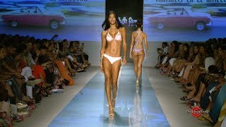 LULI FAMA Swimwear 2018 Runway Show  Miami Swim Fashion Week  EXCLUSIVE 5 cameras LIVE edit 2017 [upl. by Terrilyn]