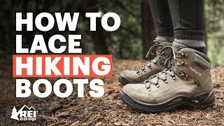 How to Lace Hiking Boots [upl. by Onairpic]