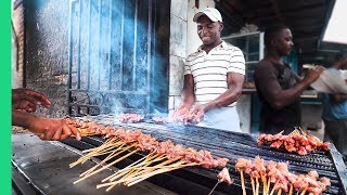 Street Food in Madagascars Biggest City Zebu Meat Heaven [upl. by Reeba]