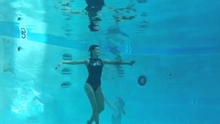 Ballerina performs underwater dance routine [upl. by Yrneh]