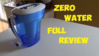 ZeroWater Water Filter Full Review 10 Cup Water Pitcher [upl. by Octavla]