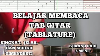 Belajar Membaca Tab Gitar  Tutorial [upl. by Rusel]