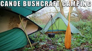 Canoe Trip and Bushcraft Wild Camping [upl. by Nylrehc]