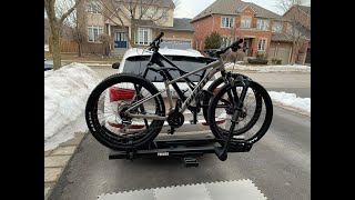 Thule T2 PRO XT and XTR Bike Rack Assembly [upl. by Anahsar]