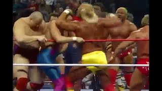 WWF 20 Man Battle Royal 1987 [upl. by Lemrahs]