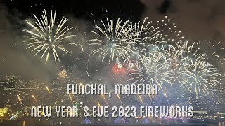 Funchal Madeira Fireworks NYE 2023 [upl. by Ydnahs]