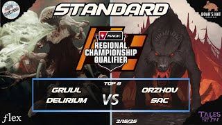 Gruul Delirium VS Orzhov Sac Top 8 RCQ Standard [upl. by Asennav]