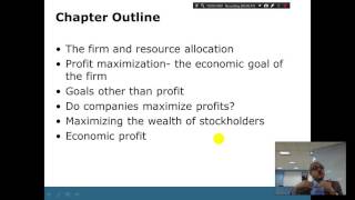 Managerial Economics Ch 2 The firm and its goals [upl. by Bentlee]