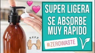 CREMA CORPORAL  DIY  100 NATURAL FÁCIL Y VEGANA  ZERO WASTE  Mixi [upl. by Atina]