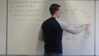 Goniometrische vergelijkingen deel I VWO wiskunde B [upl. by Aidnyc178]