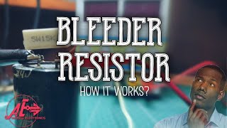 What is Bleeder Resistor Tagalog [upl. by Sinoda423]